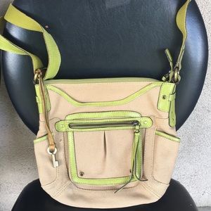 Fossil purse slightly used canvas